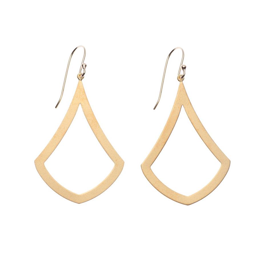 Cocoshnik Onkitsch ココシュニック オンキッチュ ベーシックイチョウ形 フックピアス K10フック World Online Store 株 ワールド 通販 Paypayモール