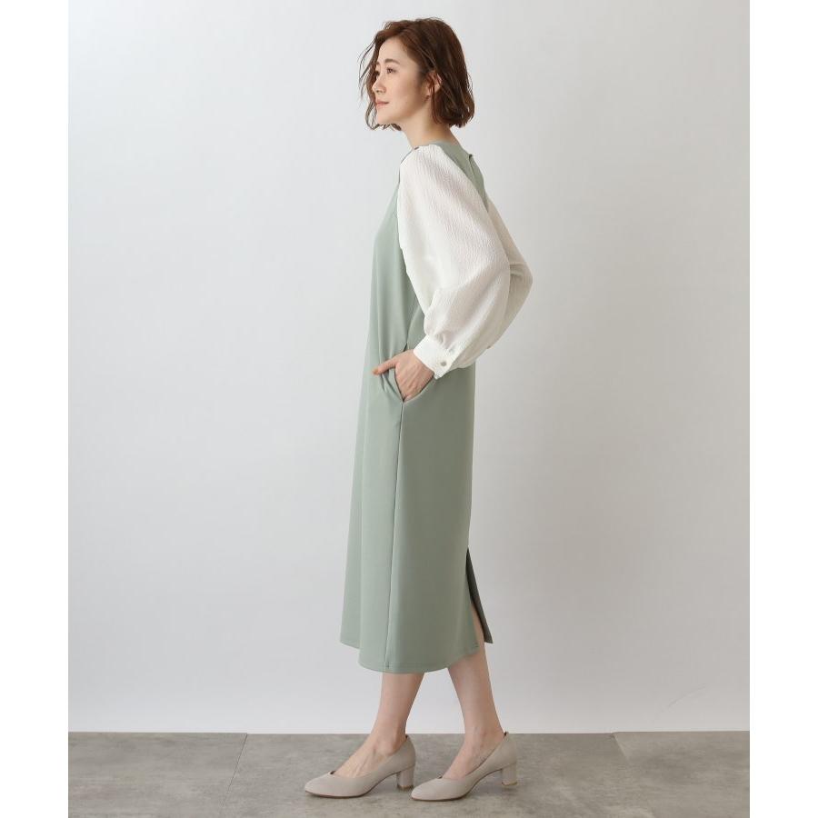 Grove グローブ ウィングスリーブ袖ワッシャーワンピース World Online Store 株 ワールド 通販 Paypayモール