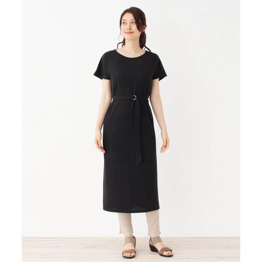 Shoo La Rue シューラルー カット楊柳ベルト付ワンピース Brc6219f0052 World Online Store 株 ワールド 通販 Yahoo ショッピング