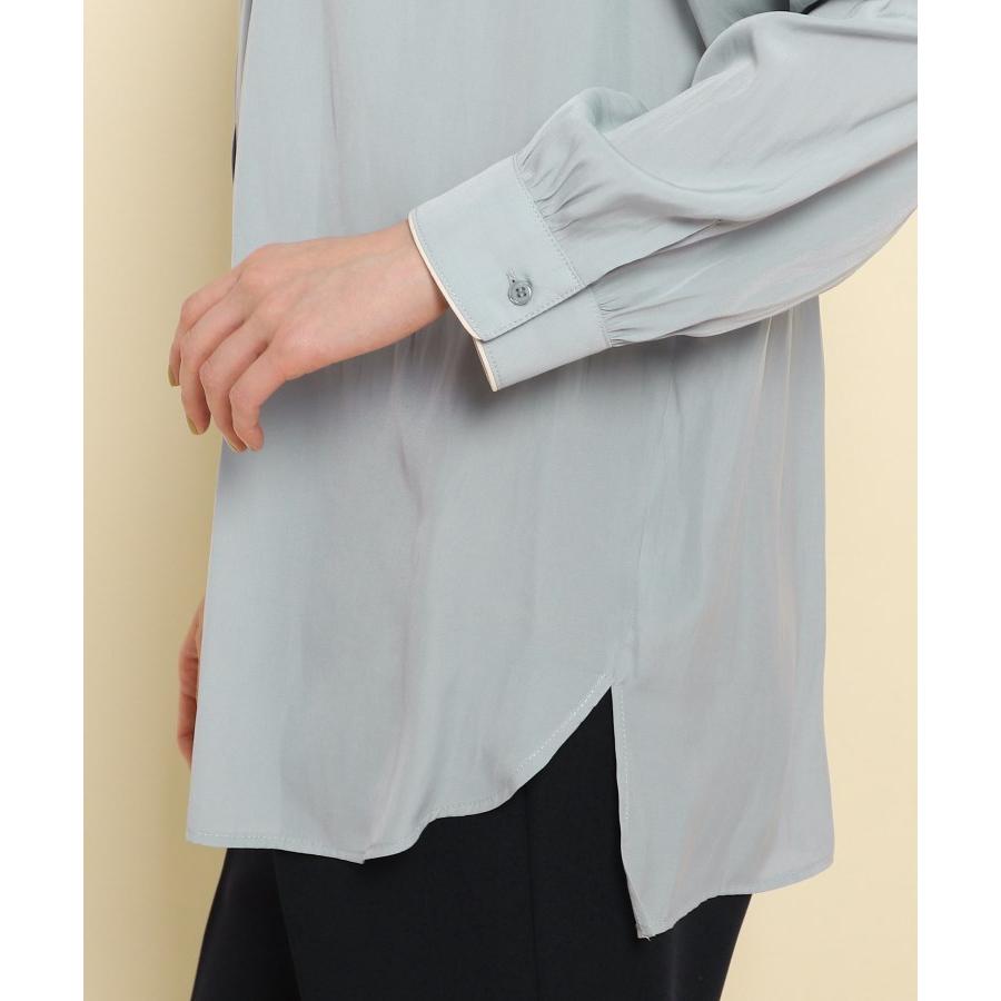 Dessin(Ladies)(デッサン(レディース))ギャザーサテン シアーブラウス<XS〜L>|WORLD ONLINE STORE (株)ワールド|04