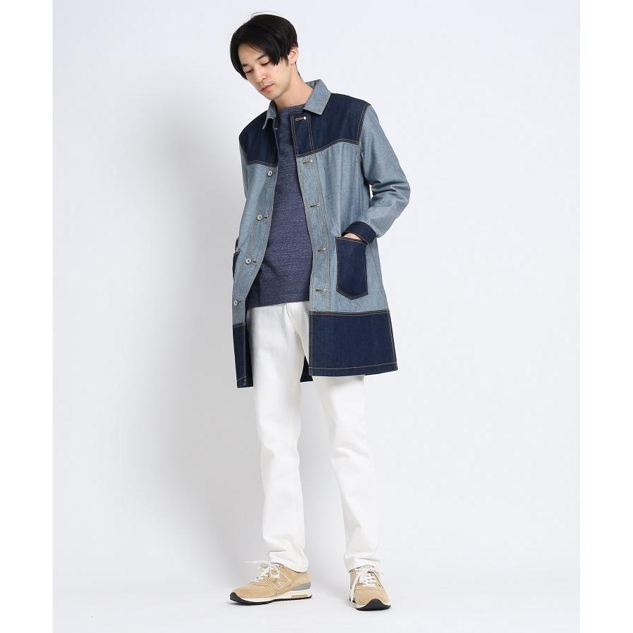 のあるコッ Dessin Men デッサン メンズ 8ozデニムロングジャケット 株 ワールド 通販