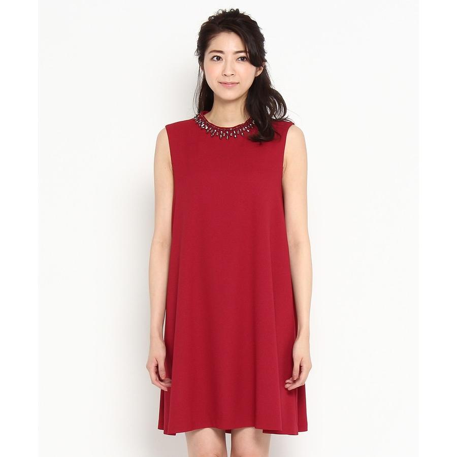 World World Online Store 株 ワールド 通販 Paypayモール Formal Selection ワールド フォーマル セレクション Indivi ビジューネックフレアワンピース 大特価新品 Rslfreight Com