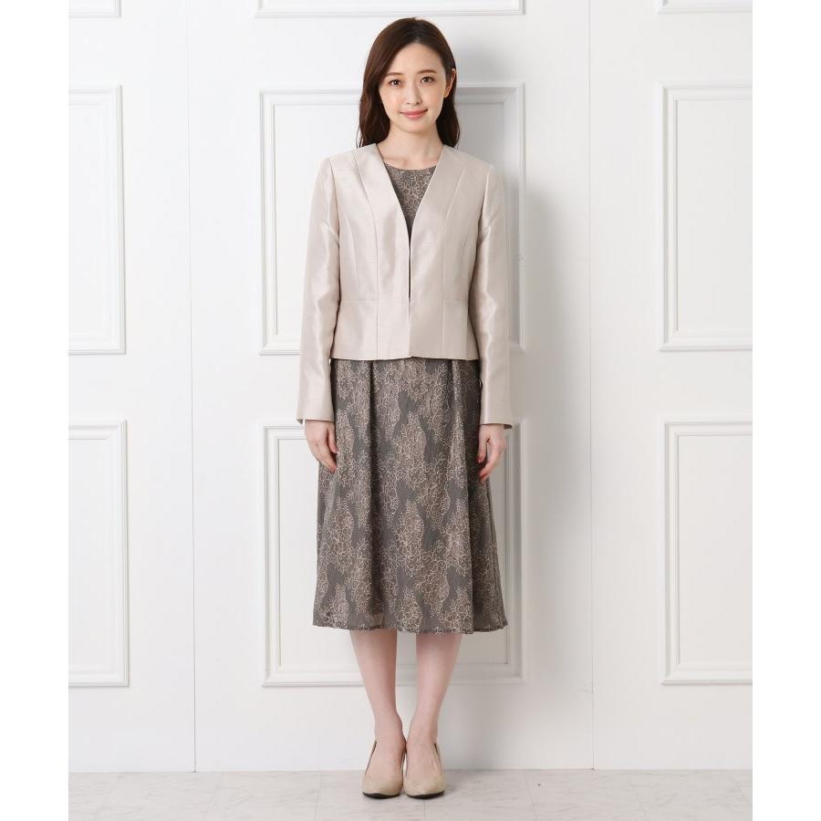 数量は多 World Formal Selection ワールド フォーマル セレクション Refanne Vネックジャケット フラワーレース ワンピース 送料無料 Www Aqtsolutions Com