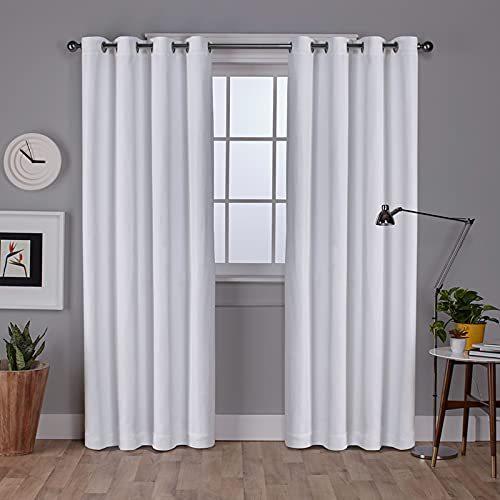 Exclusive Home Curtains Vesta 厚手テクスチャ加工 リネン遮光ウィンドウカーテンパネル グロメットトップ付き 52x84イ Ys World Gift Shop 通販 Yahoo ショッピング