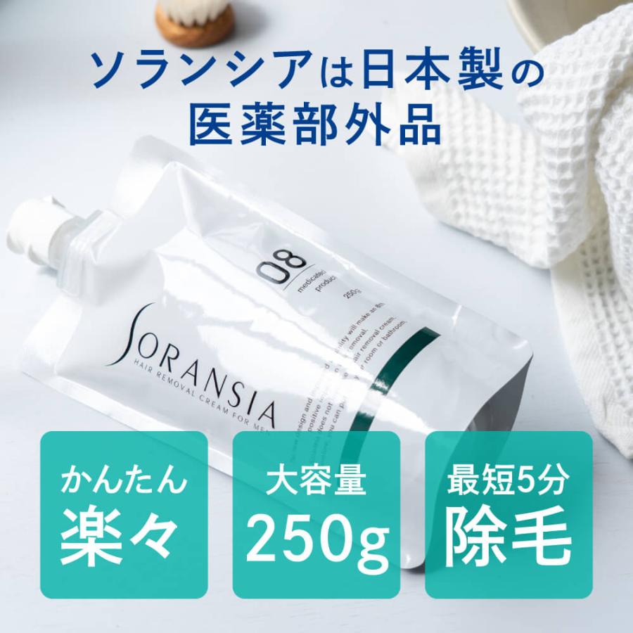 最短5分 除毛クリーム メンズ リムーバークリーム 医薬部外品 日本製