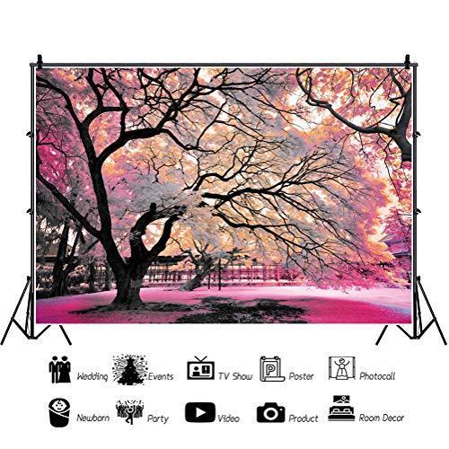 Qinunipoto 背景布 写真 写真撮影用 写真の背景 背景 マジックカラーツリー 公園 魔法の背景 夢の背景 写真ツール スタジオのプロ背景幕 ワールドグッズストア 通販 Yahoo ショッピング