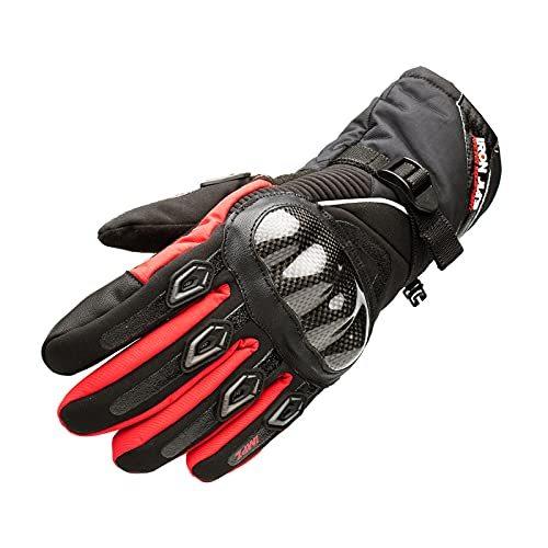 バイクグローブ 冬用 オートバイグローブ 炭素繊維 レーシング手袋 暖かく保つ 国内発送 防風 防寒 タッ 厚い 男女兼用 オフロード車 手袋 防水 オフロード