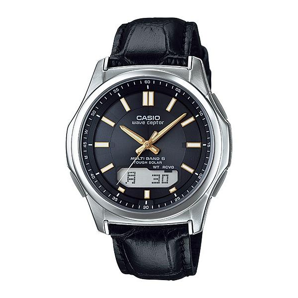 CASIO（カシオ） 電波ソーラー腕時計 メンズ WVA-M630L 本革バンド