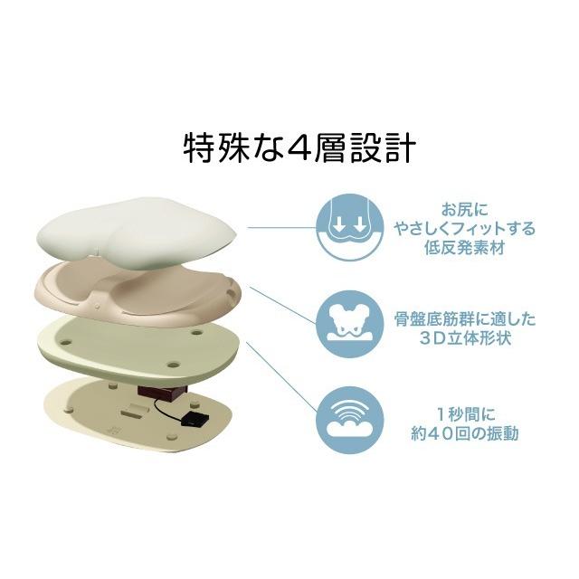 骨盤底筋エクササイズクッション キュットブル 骨盤底筋クッション 