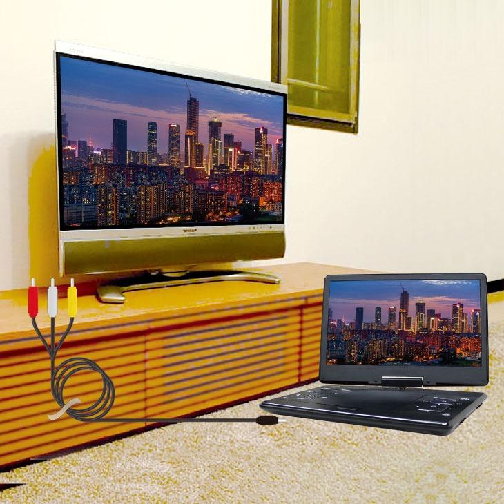 ファミラ DVDプレーヤー ポータブルテレビ ワイド 14.1インチ