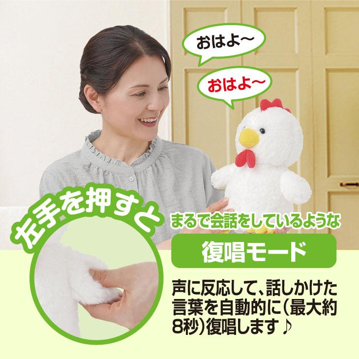 体操コッコちゃん ぬいぐるみ ラジオ体操 第一 音声 復唱 おしゃべり