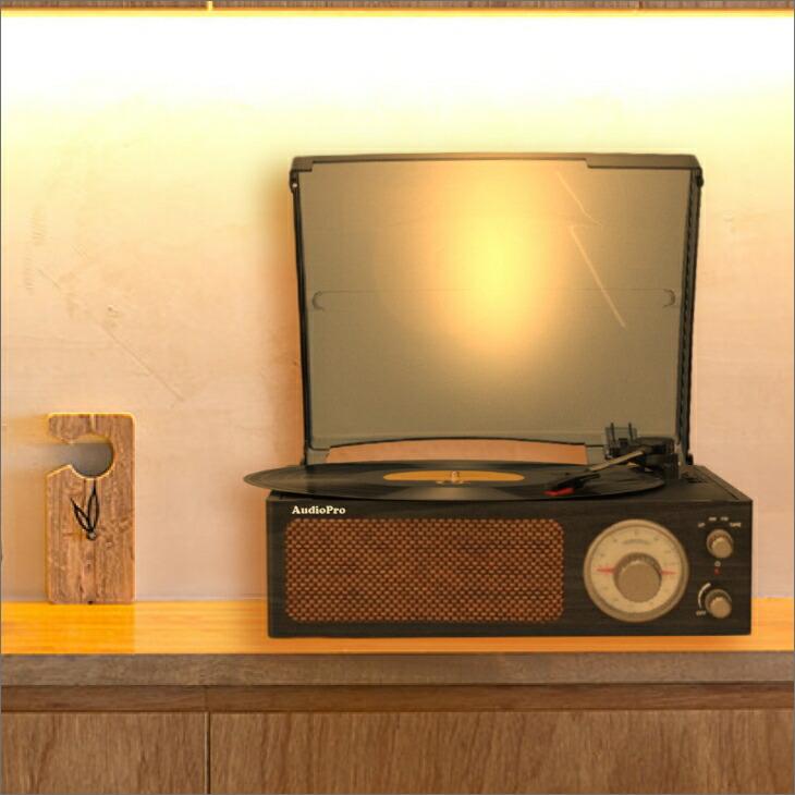 昭和レトロ簡単コンパクトプレーヤー アナログプレーヤー