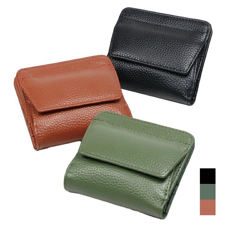 アーサー・バレンティーニ 訳あり牛革コンパクト財布 牛革財布