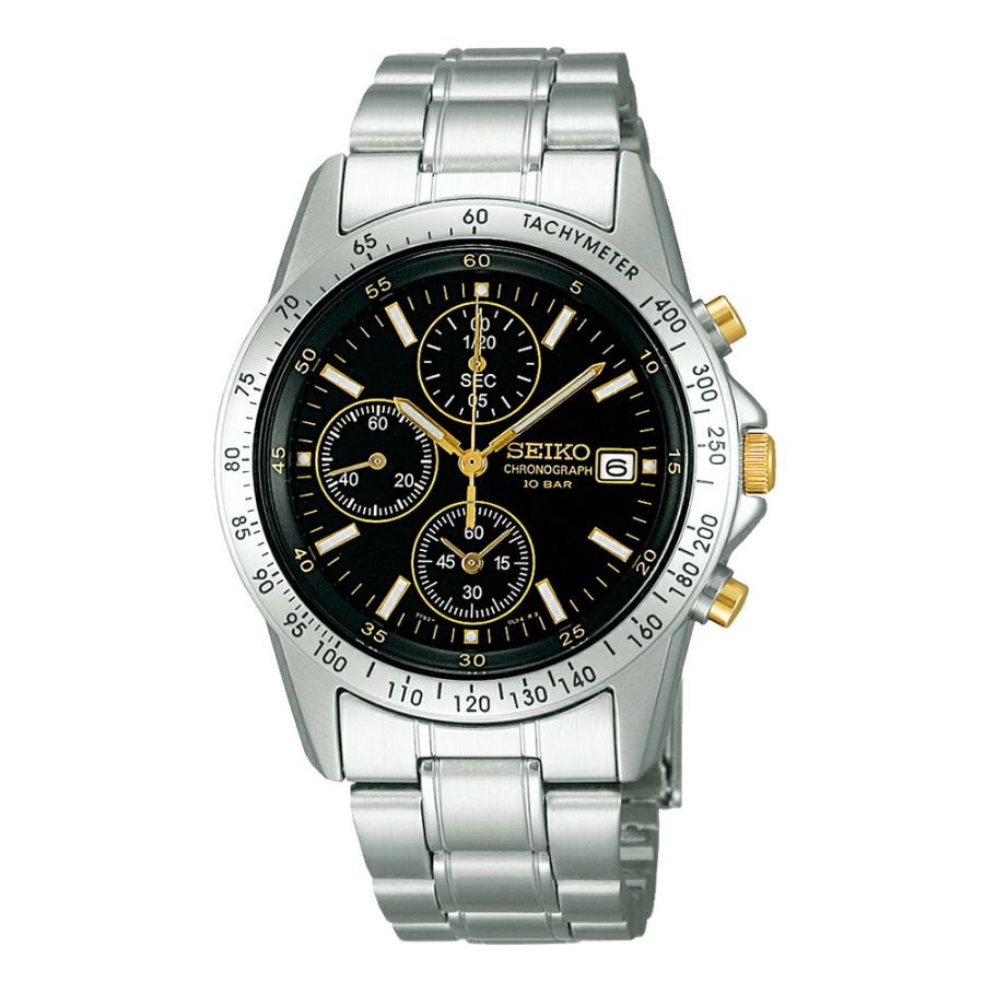 【美品】SEIKO クロノグラフ 腕時計 10BAR セイコー(稼働品) セイコー 腕時計 スピリット クロノグラフ SEIKO メンズ 10気圧防水