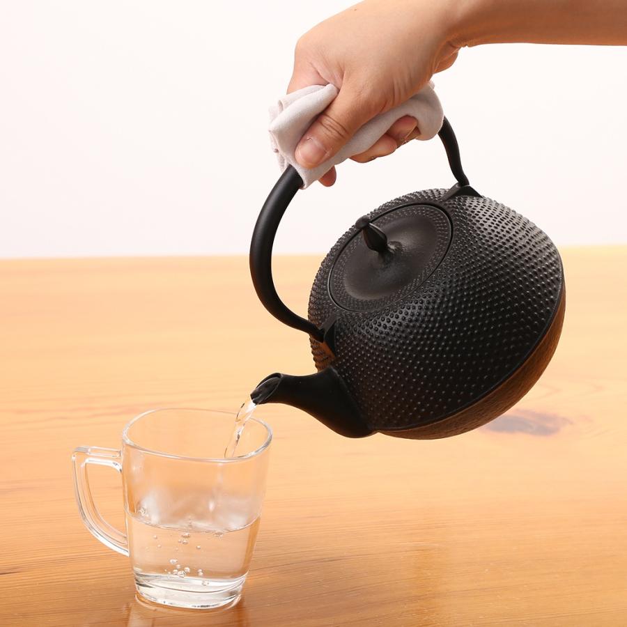 南部鉄器丸あられ鉄瓶 1.2L 南部鉄器 鉄瓶 日本製 : ライフケアーズ