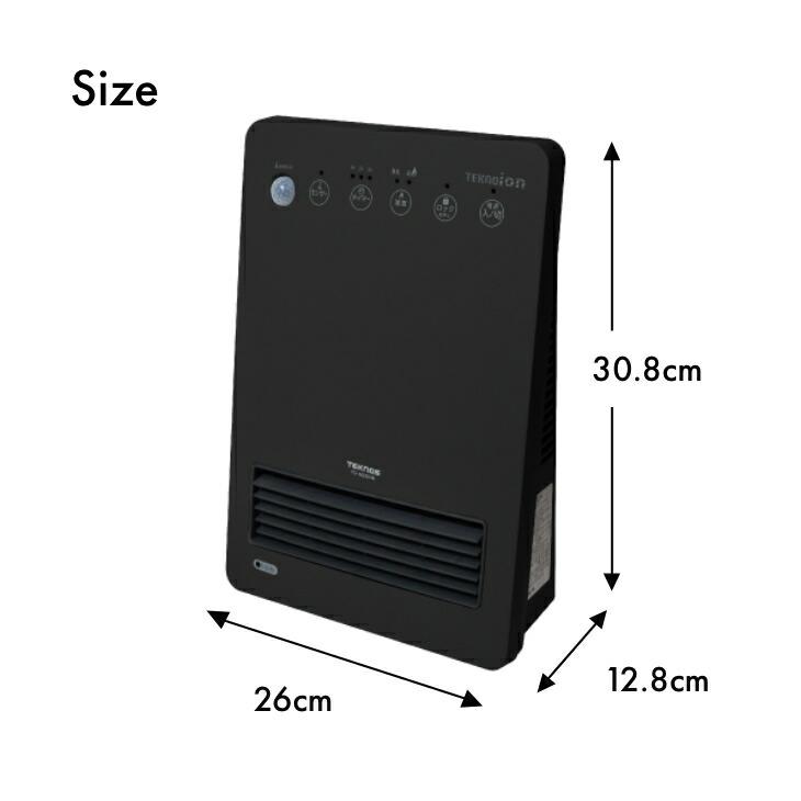 人感センサー付き 消臭セラミックファンヒーター セラミックファン