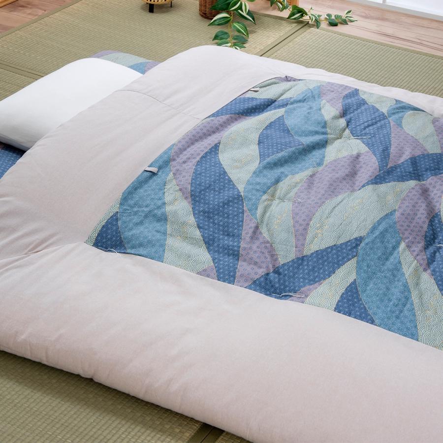 日本製〉手作り綿わた掛布団 掛け布団 シングル 天然素材 コットン