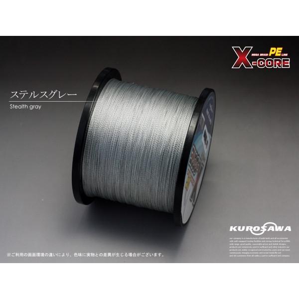 高強度PEラインX-CORE 1.5号22lb 200m巻！5色マルチカラー