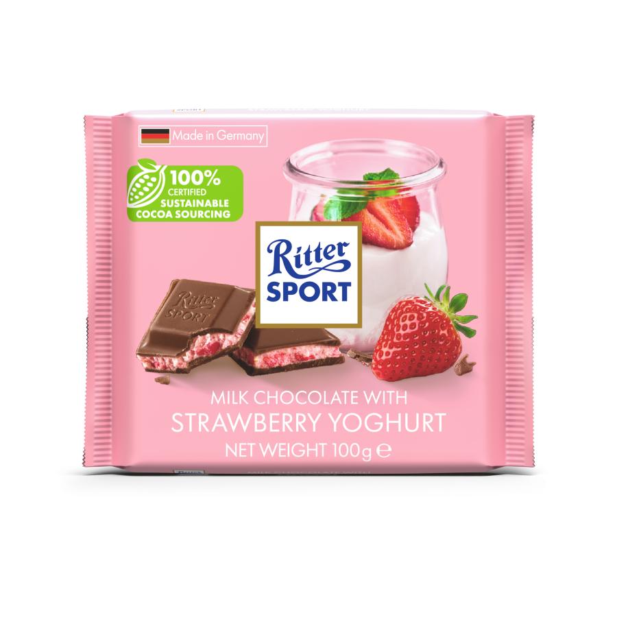 リッタースポーツ100g ストロベリーヨーグルト : ワールドプラザ