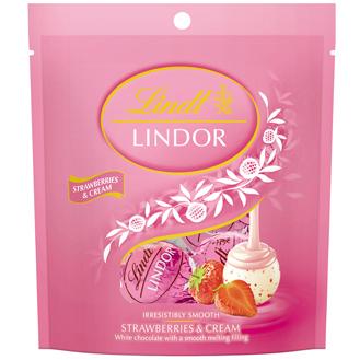 リンツ リンドール3P ストロベリーパック : ワールドプラザYahoo!店