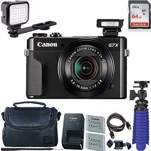 【即発送可能】 Canon O Compact LED + Card GB 64 with Camera Digital II Mark X G7 PowerShot その他周辺機器