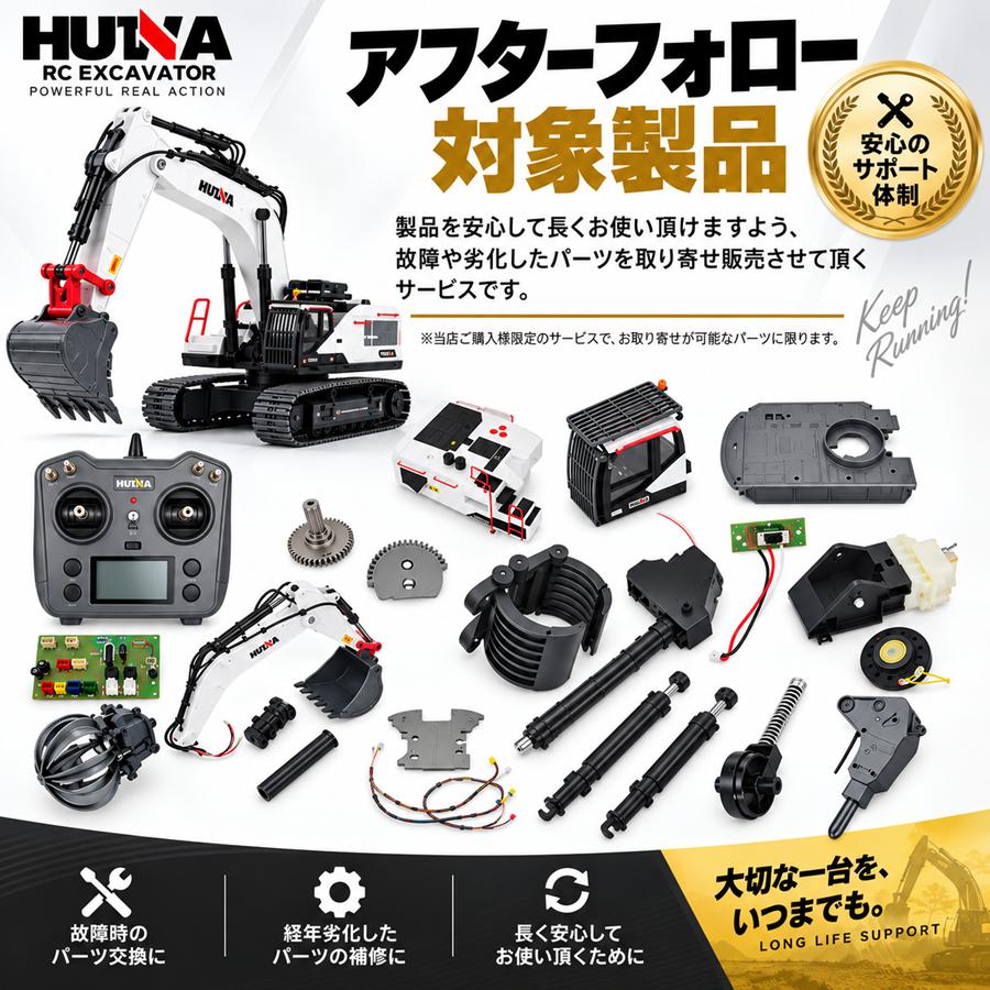 ラジコン ショベルカー 合金強化版 1/14スケール 1594 Huina : WORLD
