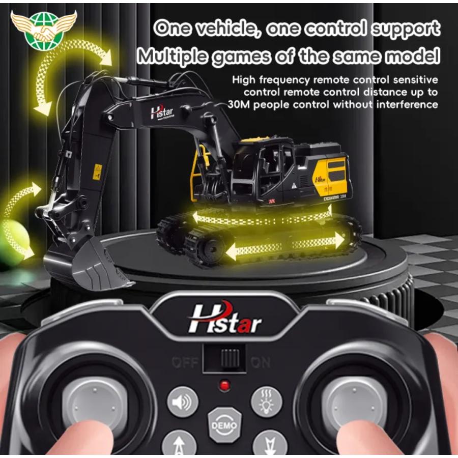 ラジコン ショベルカー 1/12スケール : WORLD TOYS - 通販