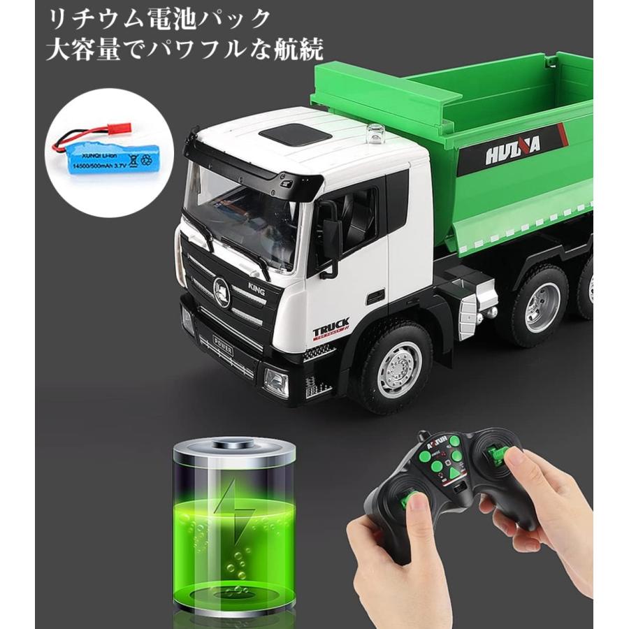 ラジコン ダンプトラック 1/18スケール HUINA 1556 : WORLD TOYS