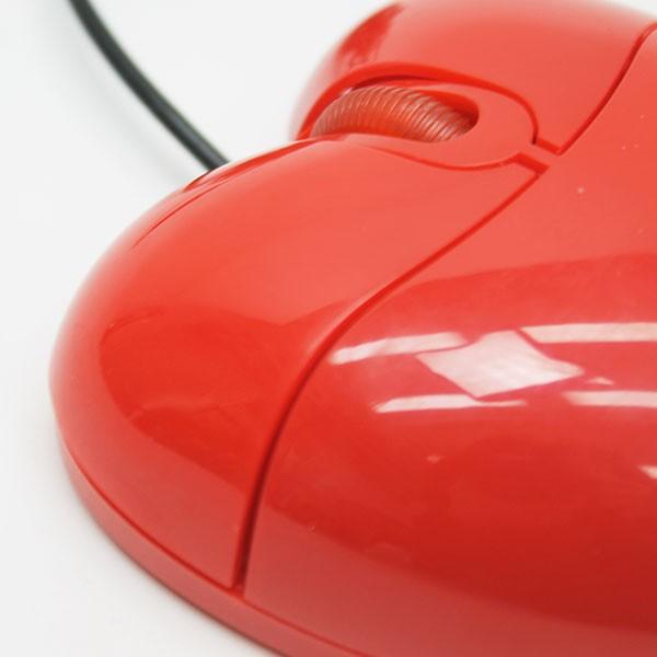 かわいい　ハート型　マウス　赤　有線　送料無料｜world-trade-k｜02