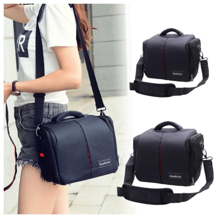 カメラバッグ カメラケース ショルダーバッグ カメラリュック 高品質 鞄 黒 camerabagWORLD TREASURE 通販