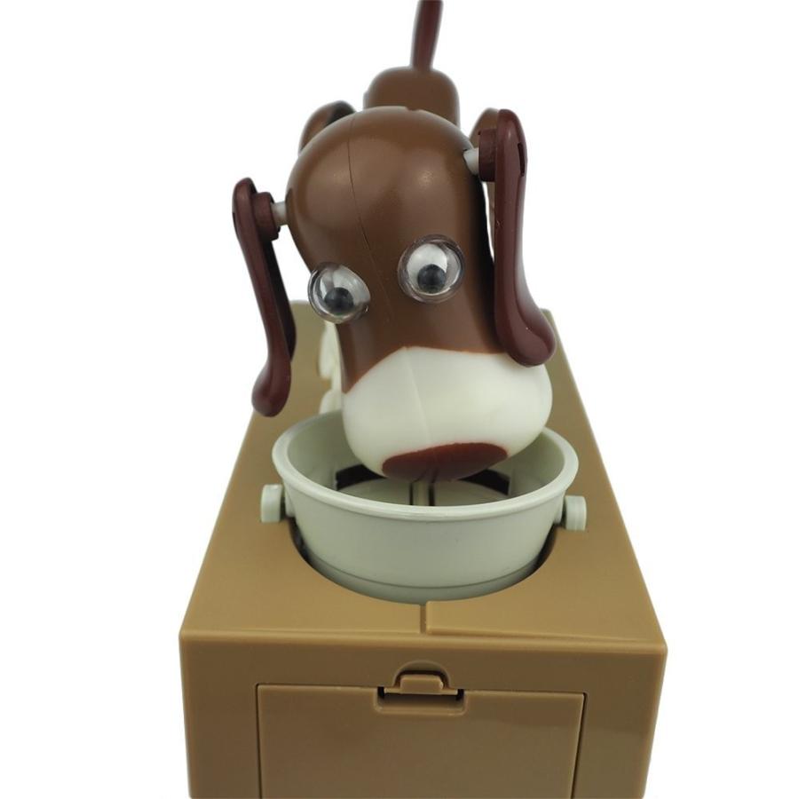 ワンちゃん 犬 貯金箱 食べる アクション プレゼント 貯金習慣 ワンちゃん 犬 貯金箱 食べる アクション プレゼント 貯金習慣