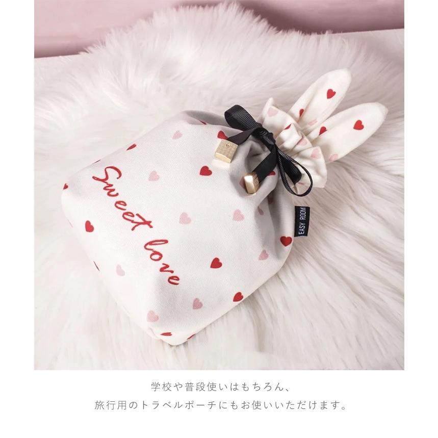 ポーチ レディースポーチ うさ耳ポーチ 小物入れ 多用途 トラベルポーチ サニタリーポーチ 巾着型 巾着型ポーチ 巾着ポーチ 可愛い うさ耳 リボン Eight Su Sho 008 World Treasure 通販 Yahoo ショッピング