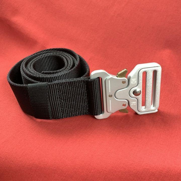 タクティカルベルト シルバー コブラバックル 銀 サバゲー 稀少カラー