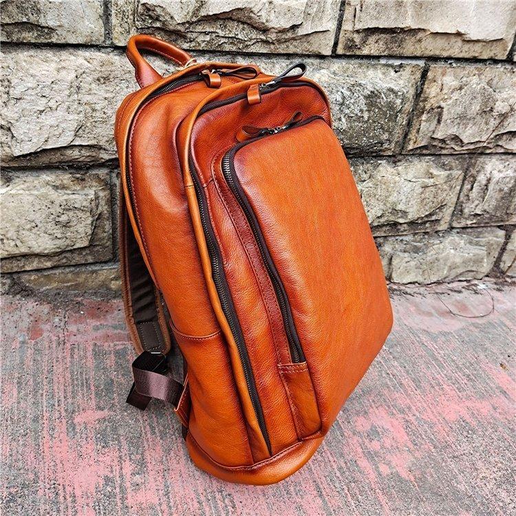 メーカー包装済 通学 大容量 通勤 ディパック 牛革 リュックサック メンズ バックパック 本革 品質保証 手染め Yo A 131 ハンドメイド ヌメ革 リュックサック デイパック カラー ブラック Www Gatorheatandair Com