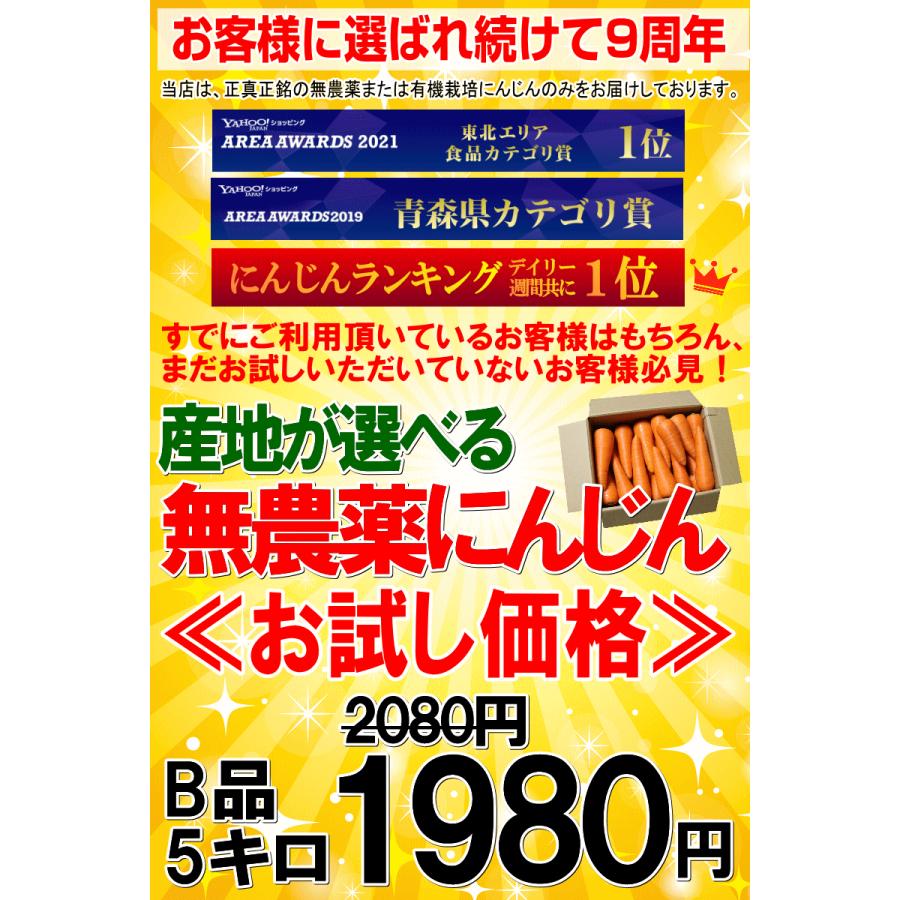 あすつく 無農薬にんじん 5キロ  訳あり クール便対応 産地が選べる 有機人参 無農薬人参 5kg ジュース用に最適｜world-wand｜05