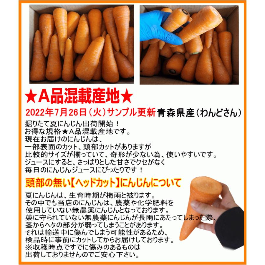 ポイント10倍 無農薬人参 ジュース用に最適 定期購入 産地が選べる無農薬にんじんｂ品10キロ ２回 計キロ 訳あり クール便対応 10 青森期待の新人商店 通販 Yahoo ショッピング