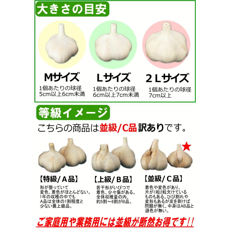 にんにく 青森 1kg 送料無料 Mサイズ以上大玉混合 訳あり C品/並 にんにく 青森 1kg 送料無料 Mサイズ以上大玉混合 訳あり C品/並