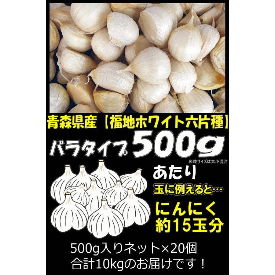 青森県産 にんにく バラ10キロ - 食品