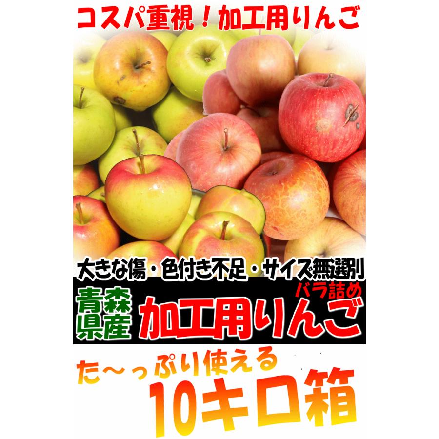 あすつく 青森 りんご 10kg箱 訳あり/加工用 選べる品種 送料無料 あすつく リンゴ 10キロ箱★品種選べる 加 10kg箱｜world-wand｜02