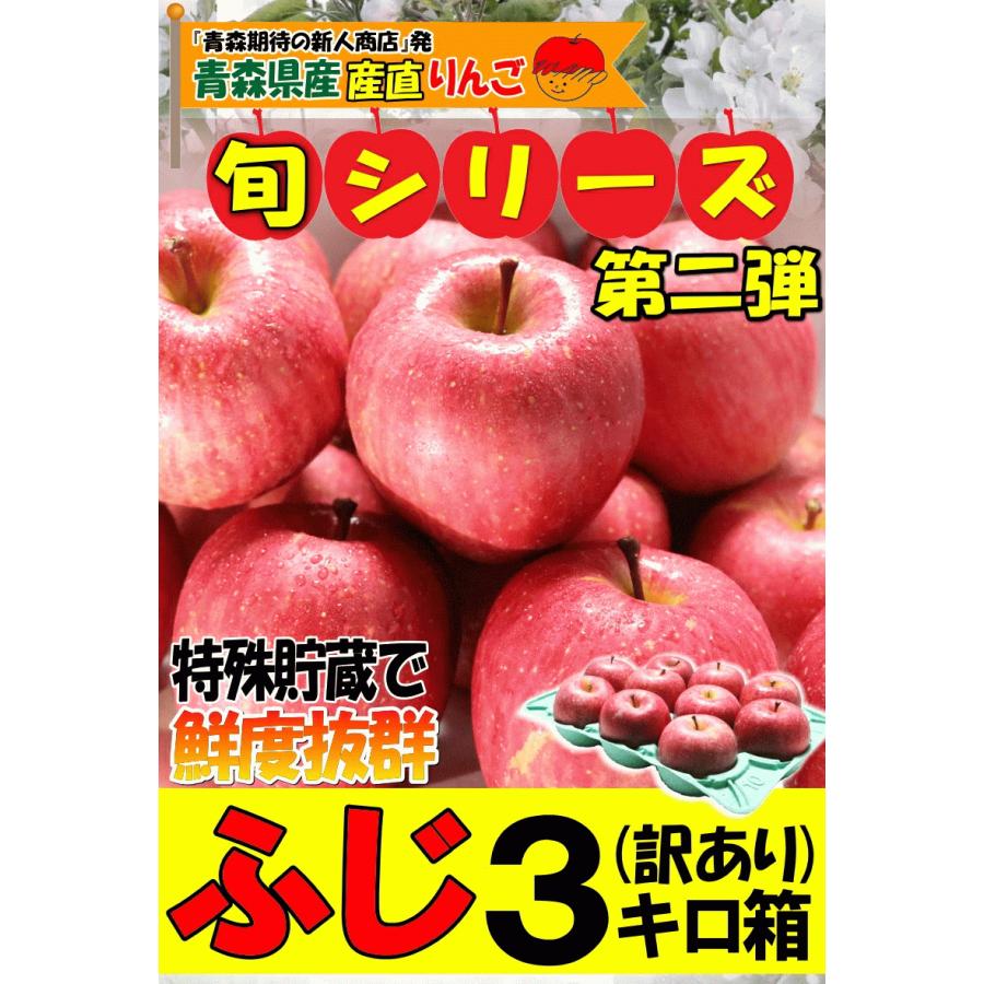 あすつく 青森りんご 3kg箱 サンふじ ご家庭用 訳あり クール便対応 鮮度抜群 青森 リンゴ ３キロ箱 大小様々 Aomori Ringo8 青森期待の新人商店 通販 Yahoo ショッピング