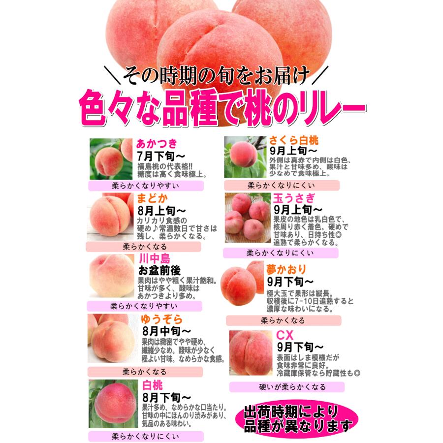 爆買！敬老の日☆ クーポンで4032円！桃 もも 福島 糖度13％以上 約2kg