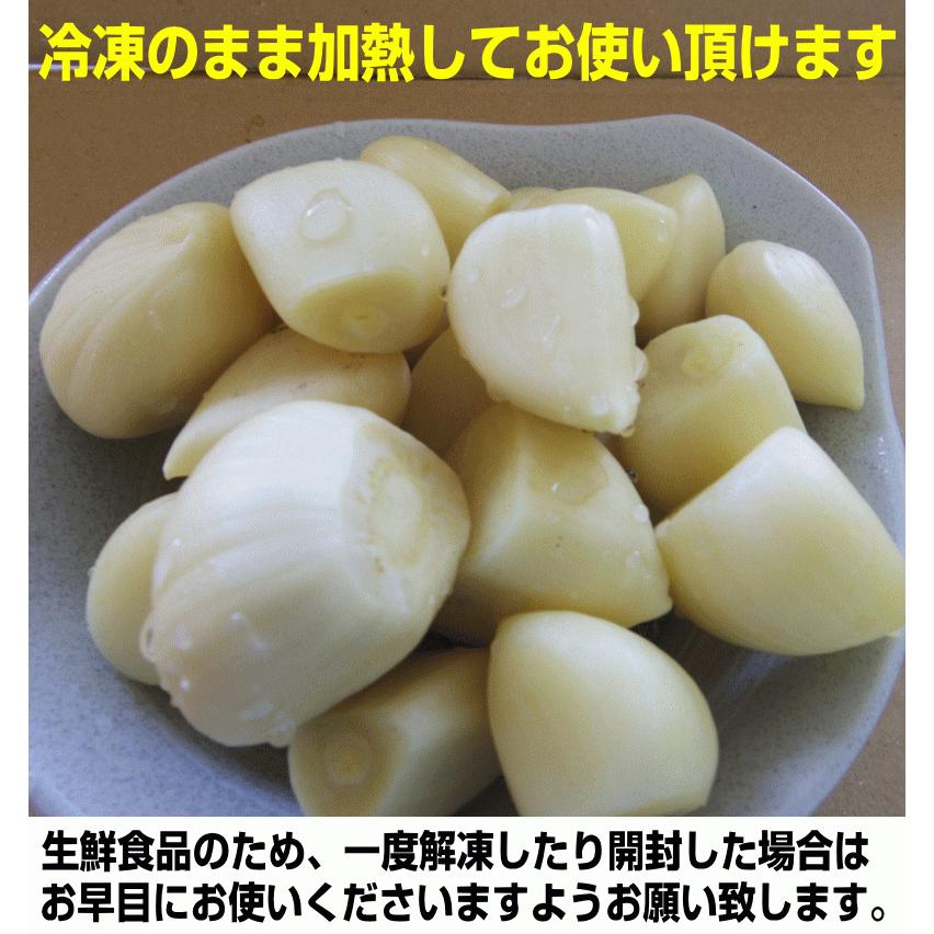 あすつく 青森 にんにく 500g むき身 冷凍 国産 ニンニク 皮剥き身