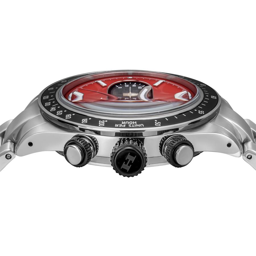 【ブランド直営店】[レビュー特典あり]腕時計 ANGEL CLOVER エンジェルクローバー 巨摩 郡 HONDA CB750Fモデル ソーラー電池 レッド BA40GUN 爆買の画像