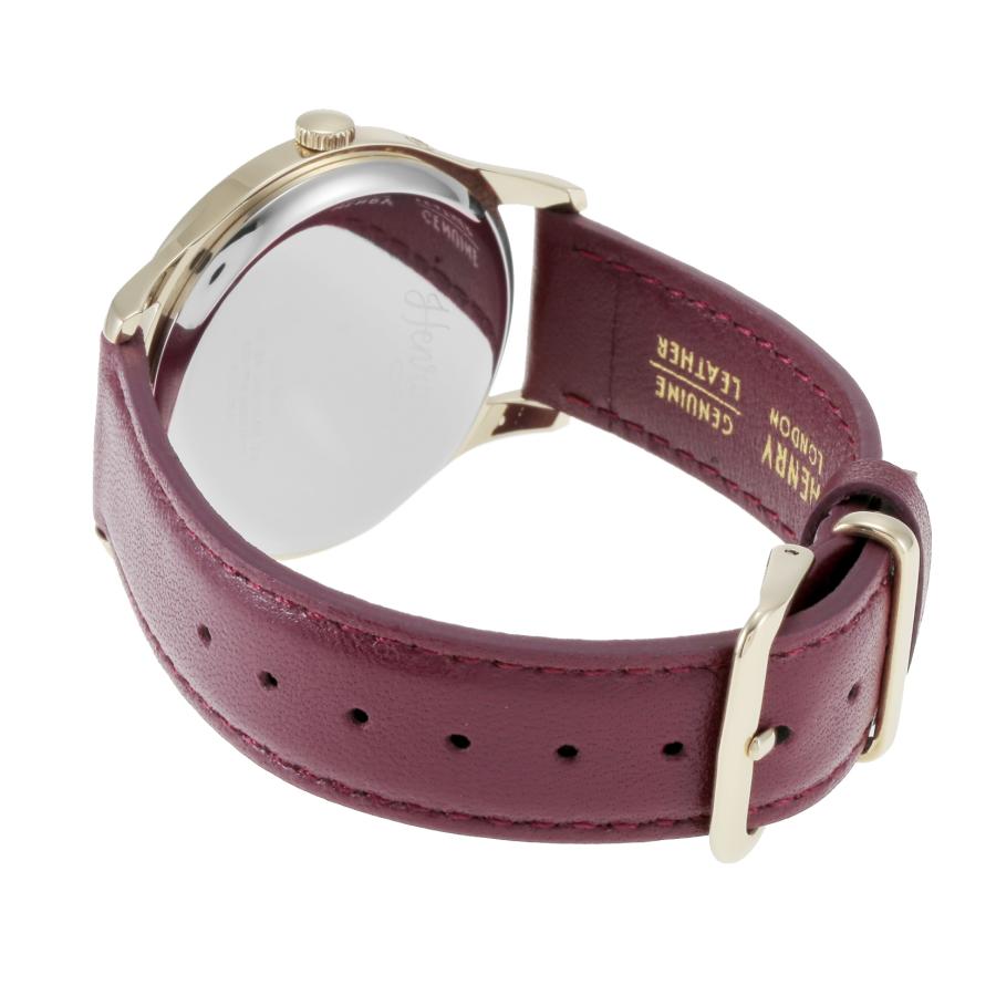 ✨電池新品✨極美品 ヘンリーロンドン 腕時計 ムーンフェイズ ボルドー レザー Amazon.co.jp: [ヘンリーロンドン] 腕時計 レッド 文字盤