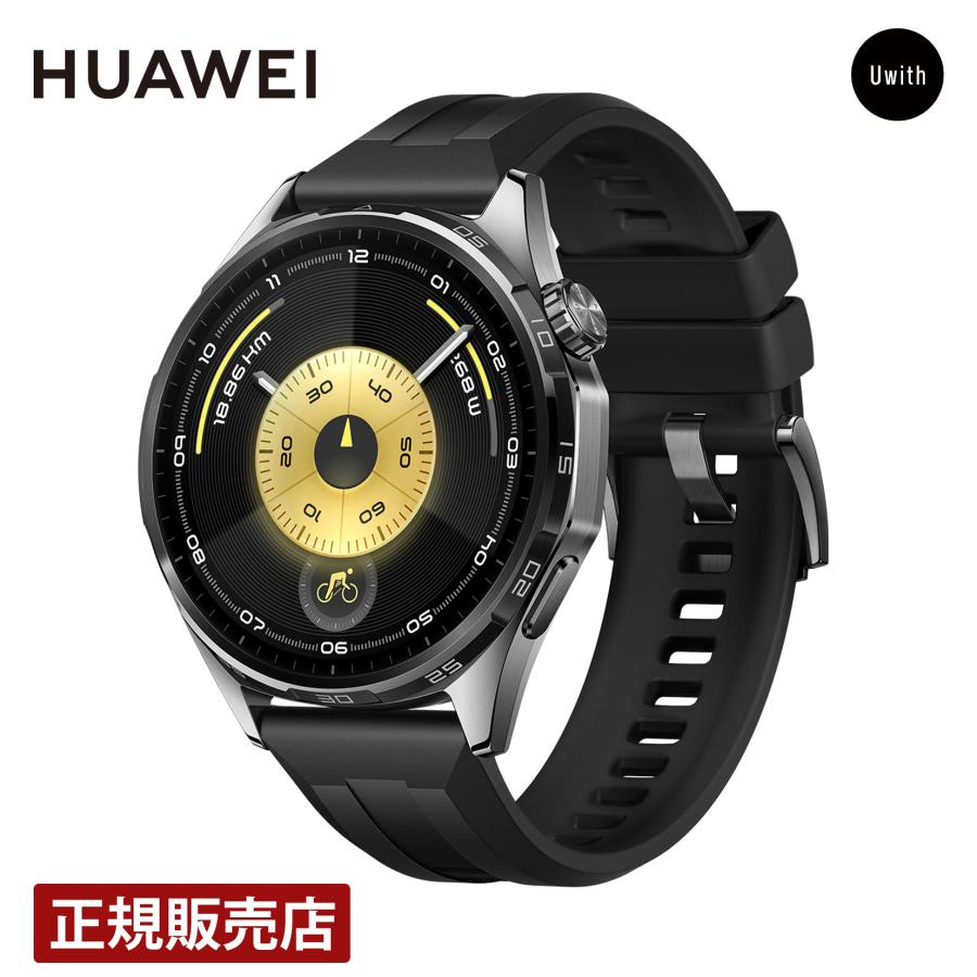 HUAWEI（ファーウェイ） [正規販売店] GT6 46mm ブラック ATM-B19-BK