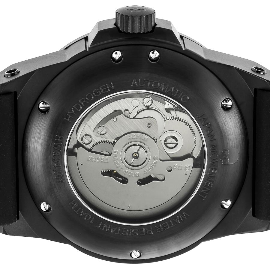 公式ストア メンズ 腕時計  HYDROGEN ハイドロゲン SPORTIVO 自動巻  ブラック HW324208-SK  ブランド｜world-wide-watch｜04