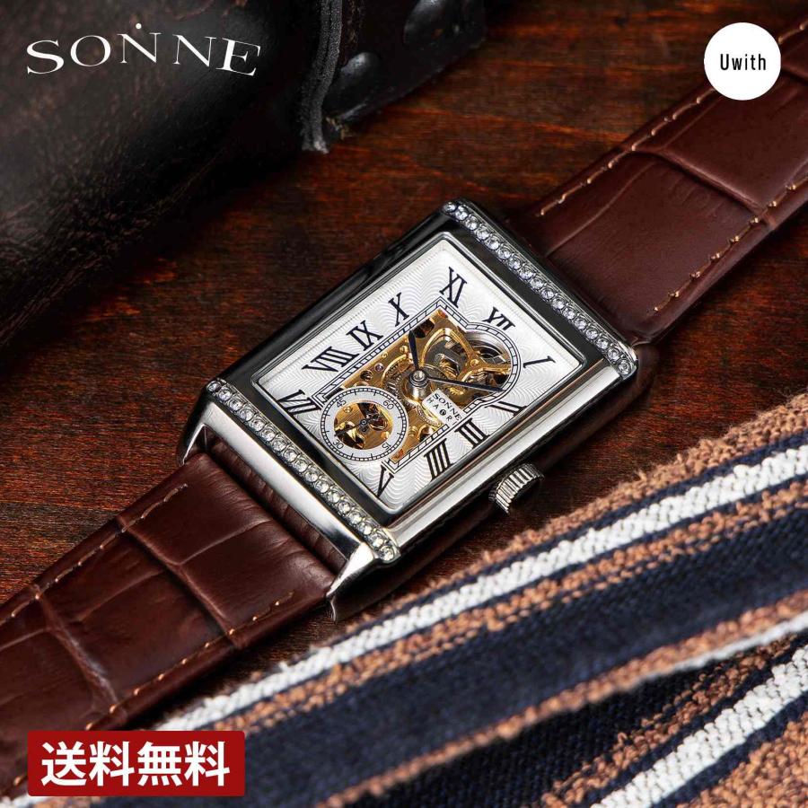 未使用品 SONNE ゾンネ ハオリ 腕時計 H021 手巻 機械式 最終値下げ 