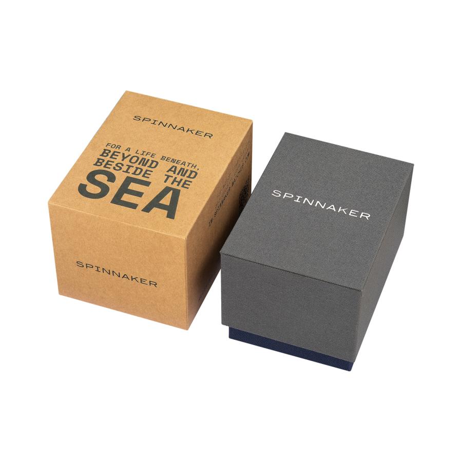 【ブランド直営店】[レビュー特典あり]SPINNAKER スピニカー CROFT-MID BLACK＆GOLD 自動巻 ブラック SP-5100-33 爆買の画像