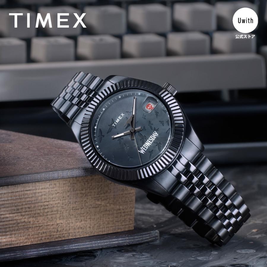 【新品】TIMEX(タイメックス) ブラック 腕時計　ユニセックス 新品】TIMEX(タイメックス) ブラック 腕時計 ユニセックス