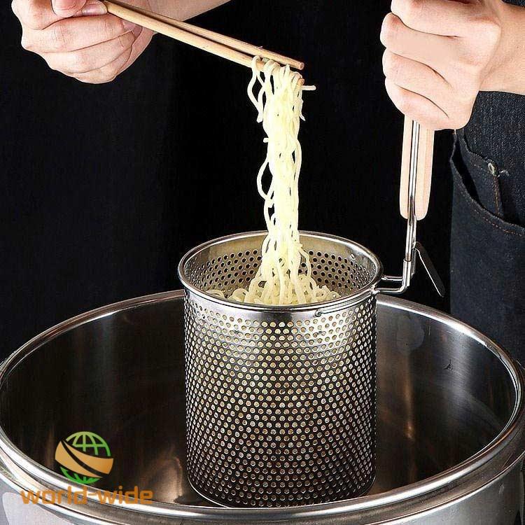 湯切り網 14cm 湯切りざる ステンレス 調理器具 湯切りザル うどんてぼ 